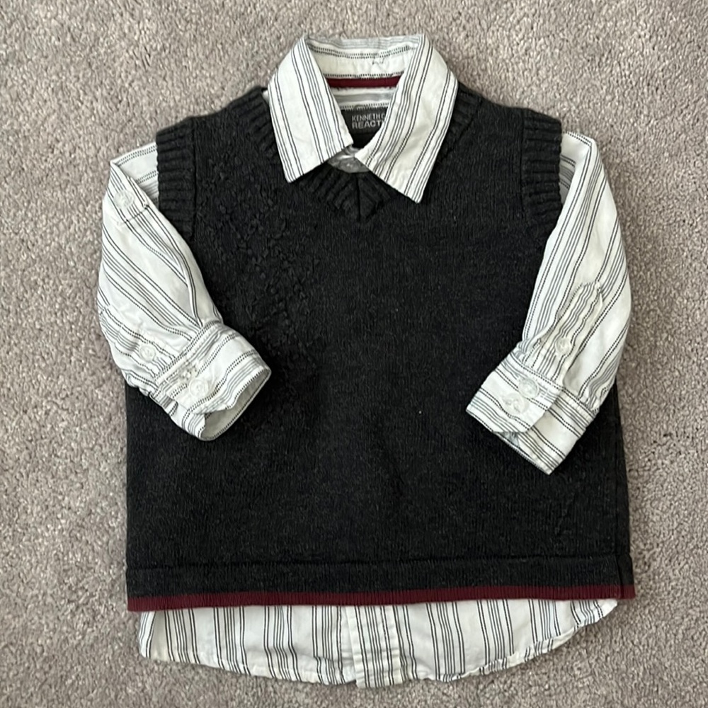 🌴Host Pick🌴Kenneth Cole Shirt with Vest